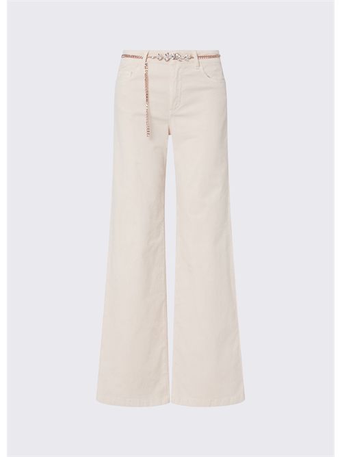 Pantaloni flare in velluto LIU JO | UF6088T702A/30905